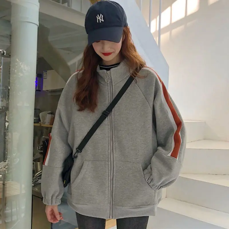 2023 New Autumn/Winter Korean Edition Loose and Lazy Style Plush Sweater Trendy Student Coat