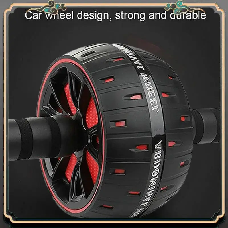 Premium Big Ab Roller For Abs Workout Ab Roller Wheel Exercise Equipment For Core Workout Abdominal Wheel Home Gym