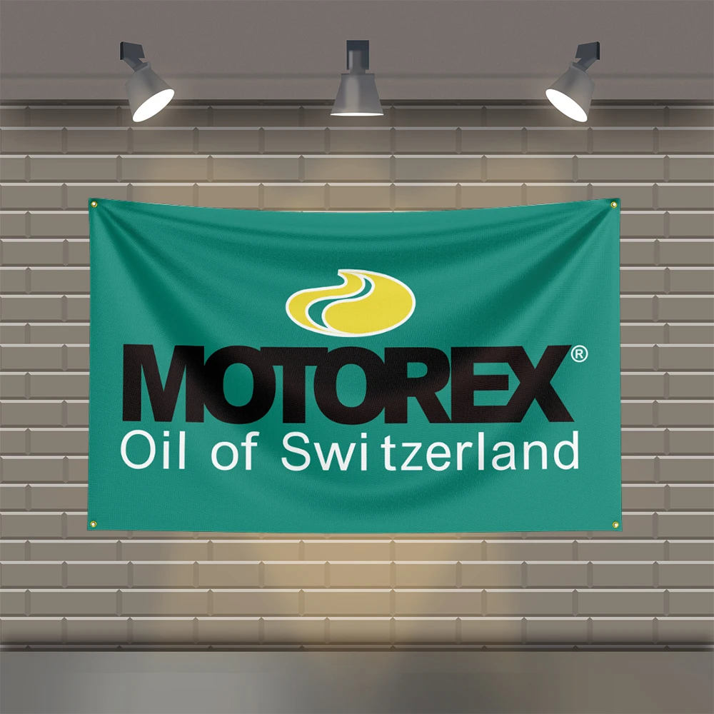 3x5 футов M-Motorexs Гоночный флаг из полиэстера с печатью флаги с автомобилями для декора комнаты гаража
