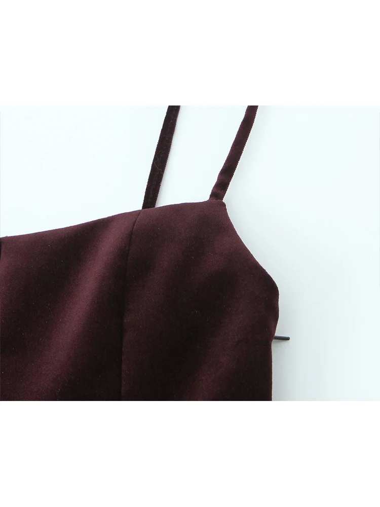 New Women's Solid Backless Mini Dress A-Line Square Neck Casual Party Holiday Outfit Female Elegant Chic Spaghetti Strap Dress