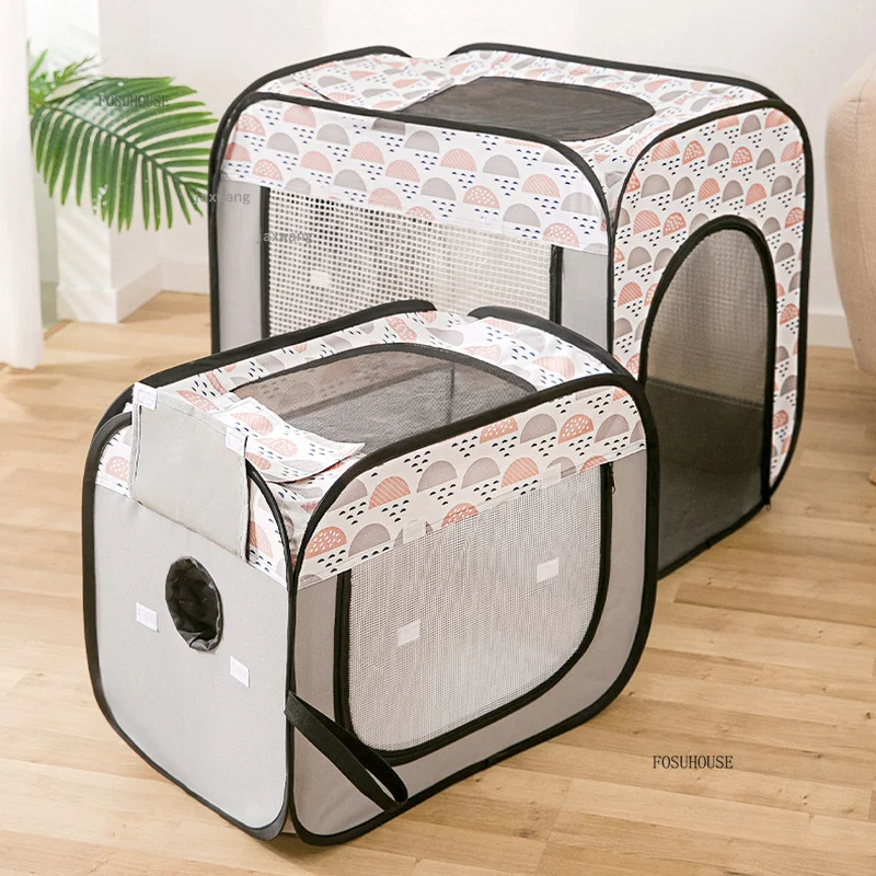 Pet Drying Box Cat Cage Dog Hair Dryer Household Breathable Water Blower Grooming Bath Drying Bag Portable Foldable Pets House