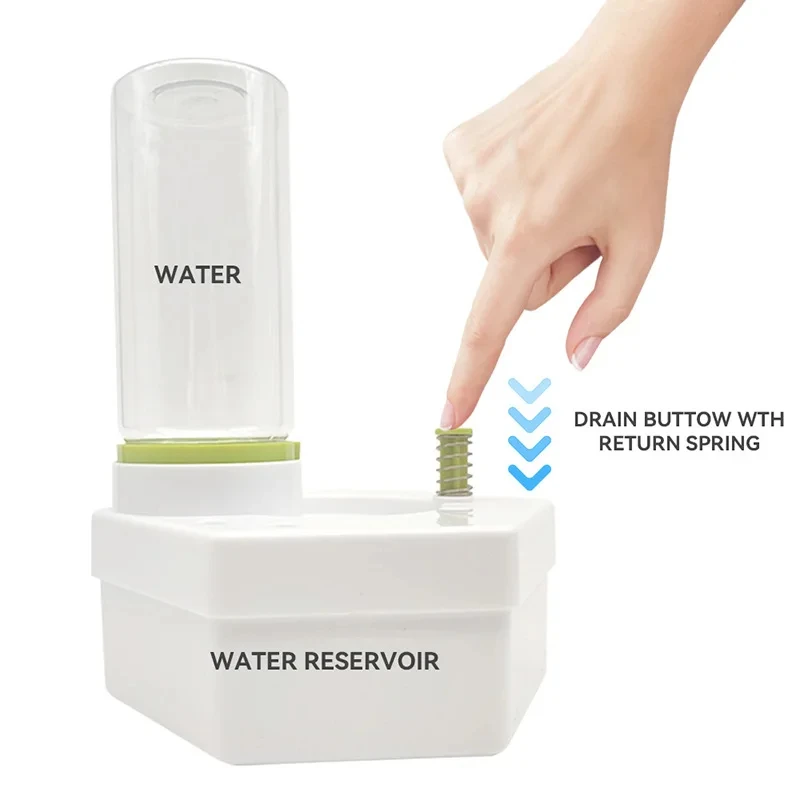 Painting Brushes kids Paint Brush Cleaner Rinse Box Fine Art Studio Classroom Brushes Holder Cleaning Running Water Cycle Paintbrush supplies