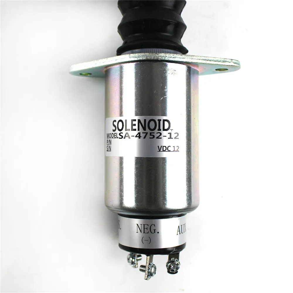 SPJIUQI 12V Fuel Shutdown Solenoid - Direct Replacement For Woodward 2003 & Deutz Engines | SA-4752-12 12S7U1B2A