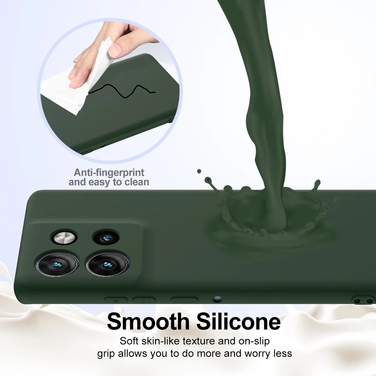 Liquid Silicone Magnetic Wireless Charging Case