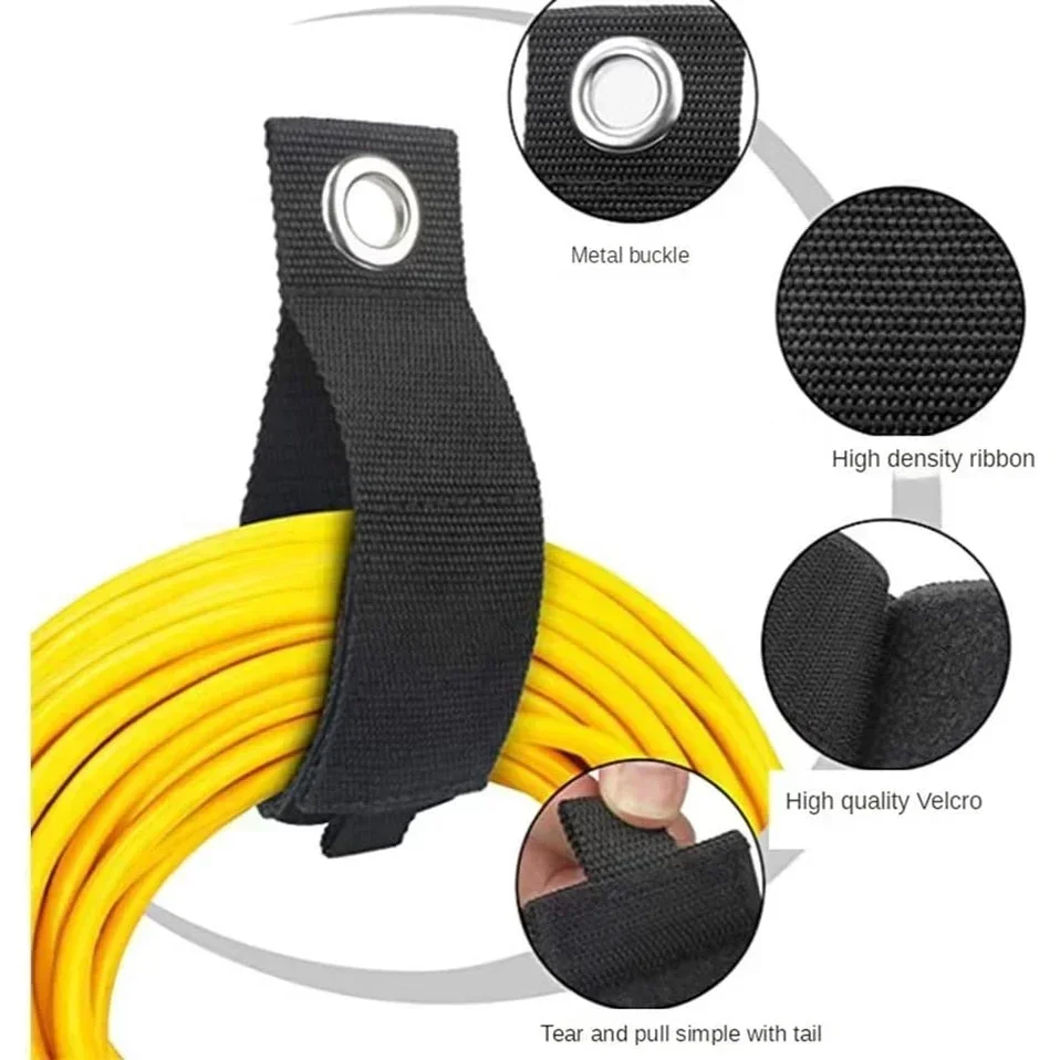 Heavy-Duty Storage Straps Reusable Extension Cord Organizer Cable Ties Hose Storage Accessory Holder Garage Organization cable organizer,cable ties