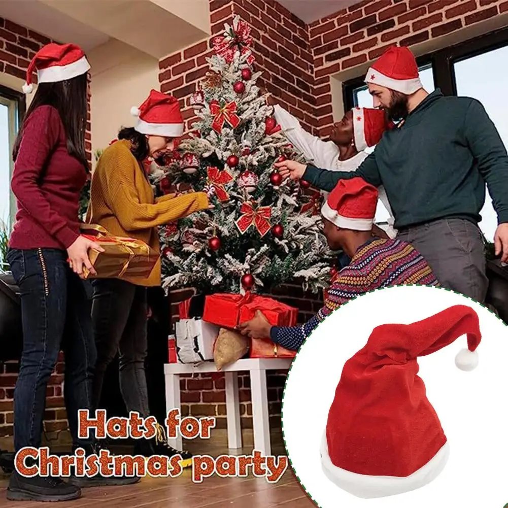 Electric Battery-Operated Funny Shaking Dancing Singing Santa Hat Xmas Party Prop christmas beanie hat
