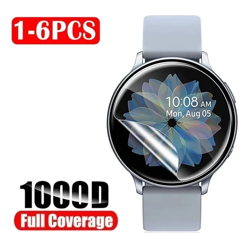 

for Samsung Galaxy Watch Active 2 44MM 40MM Screen Protector Hydrogel Film for Samsung Watch Active 2 Film Foil Protection