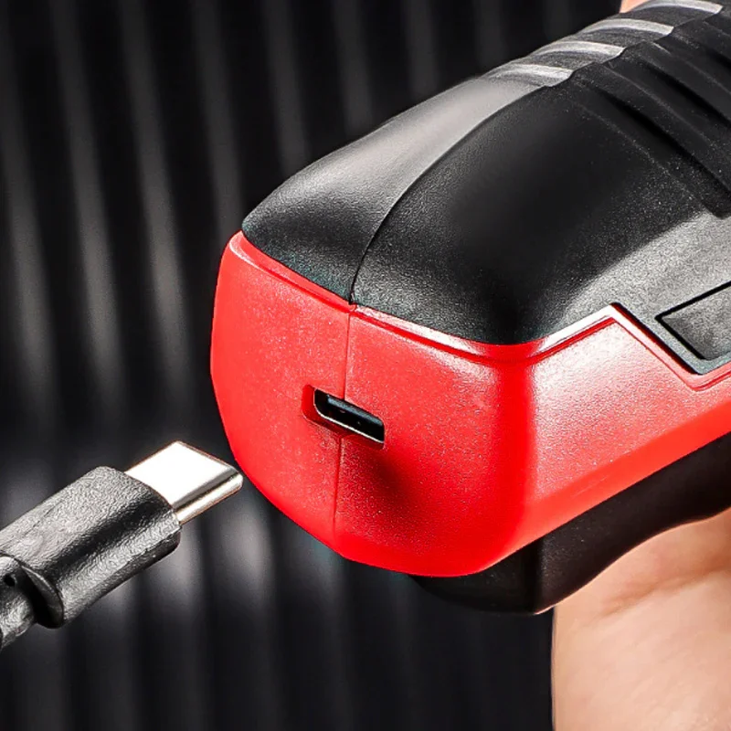 Rechargeable Cordless Electric Scissors Cardboard Cutter for Carpet Fabric Leather 5 Replacement Blades Fabric Cutting Machine