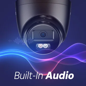 ANNKE 3K IR Network Camera Built-in mic Double Light Security Cameras H.265+ 5MP Support PoE DC12V IP Camera Indoor Outdoor 1PC 5