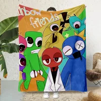 Game Rainbow Friends Printed Blanket Picnic Blankets Warm Blanket Soft and Comfortable Blanket Home Travel Birthday Gift 1