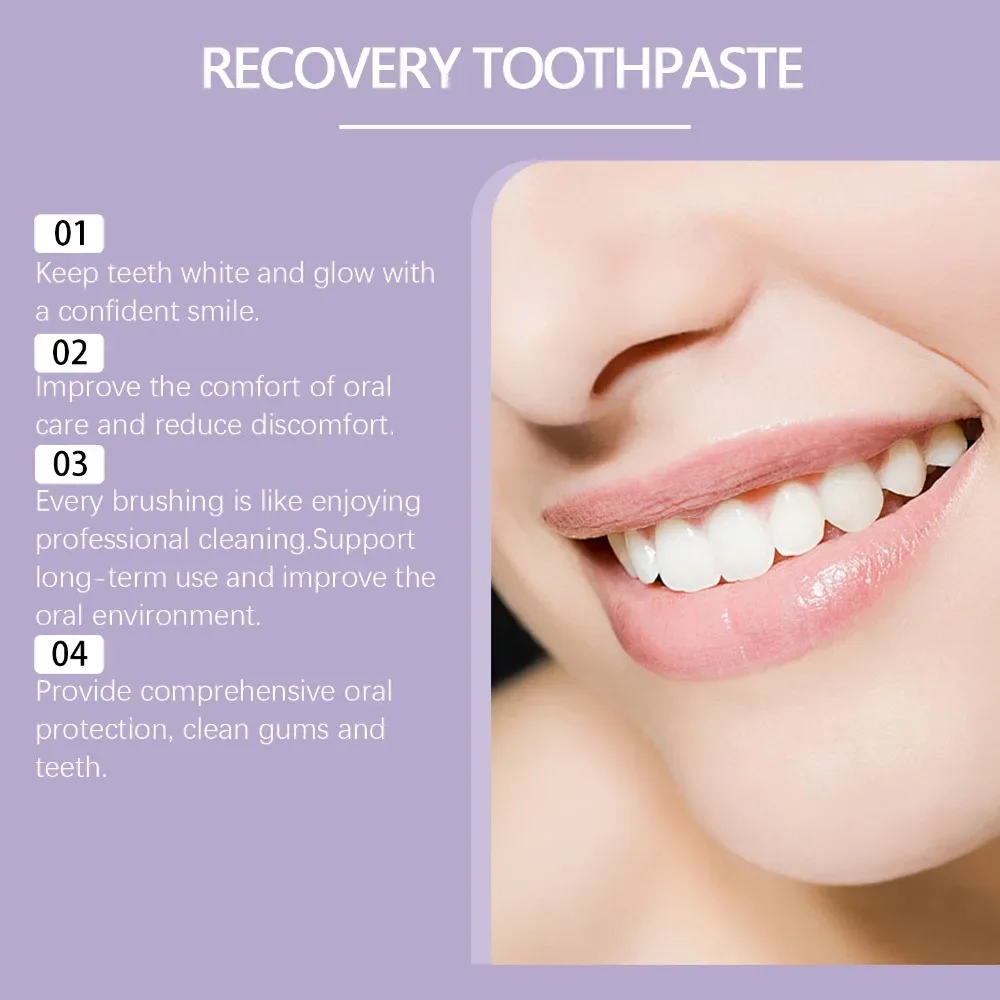 Anti Cavity Toothpaste Plaque Removal Enamel Repair Strengthen Teeth Brightening Oral Hygiene Cleaning Fresh Breath Toothpaste