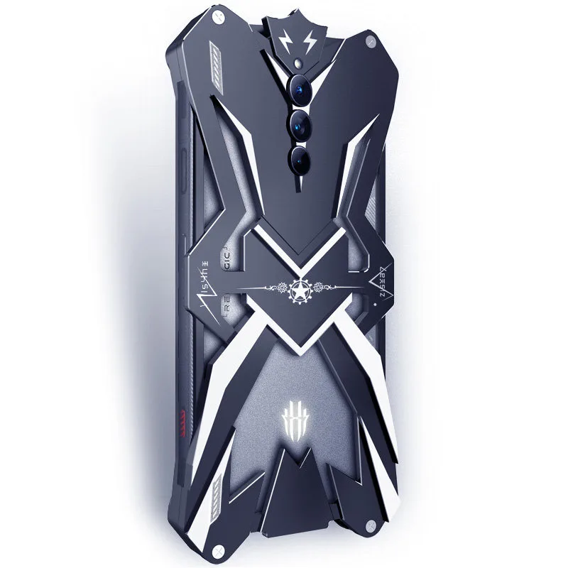 ZTE Nubia Red Magic 8 Pro Plus Case Heavy Duty Aluminum Metal Bumper Cover Hard Case for ZTE Nubia Red Magic 8 Pro Plus 5G