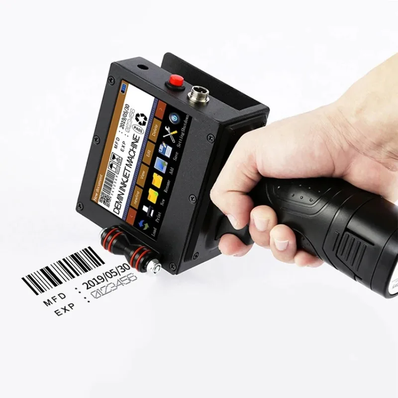 Portable Printing Quick Dry Expiry Date Handheld Inkjet Printer Coding Machines