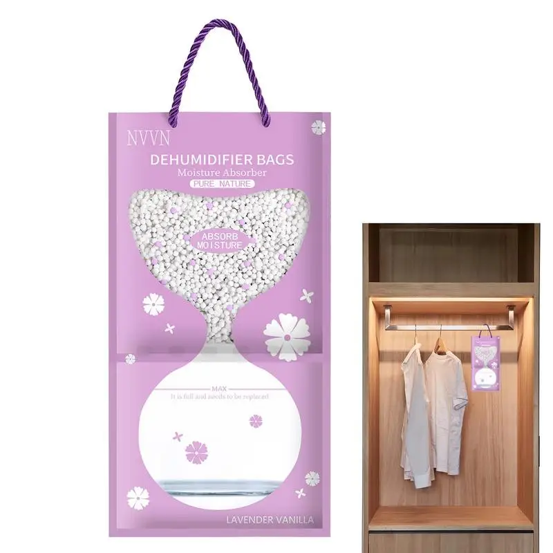Moisture Absorber Hangings Bags Dehumidifier Closet Bag Fragrance Free Bag For Meeting Room Clothes