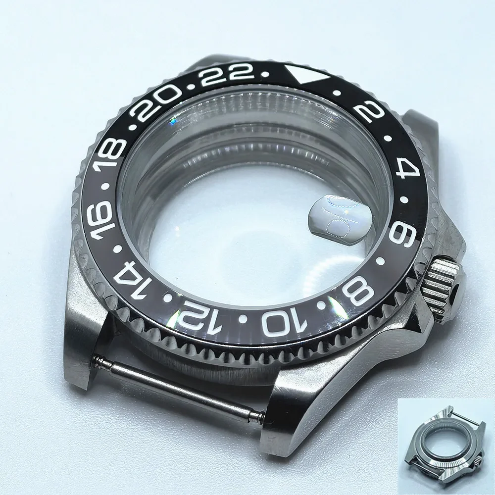 40mm Transparent Glass Watch Case