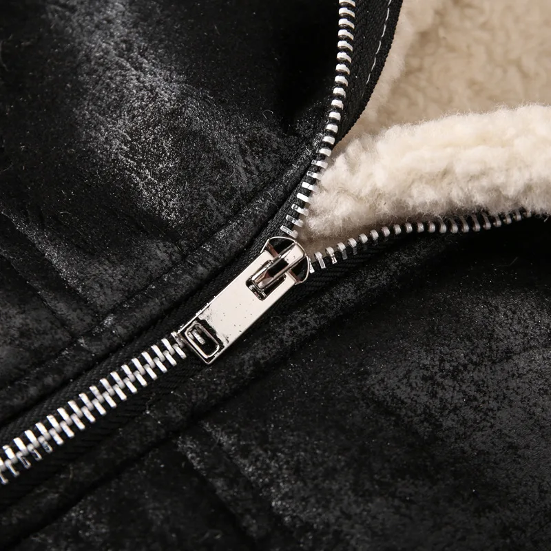 H70 Winter Fashion Cashmere Thicken Warm Hooded Waistcoats for Men Good Quality PU Leather Windprood Large Size Vest Coats Male 5