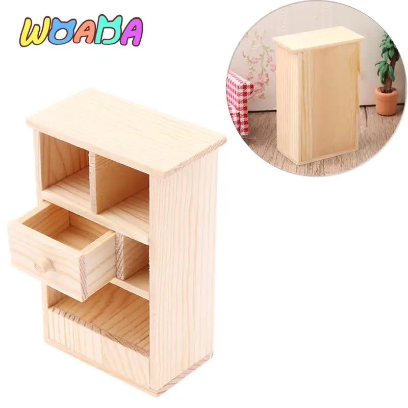 

1/12 миниатюрный шкаф для хранения кукольного домика, украшение для кукольного шкафа, аксессуары для кукольного домика, гостиной