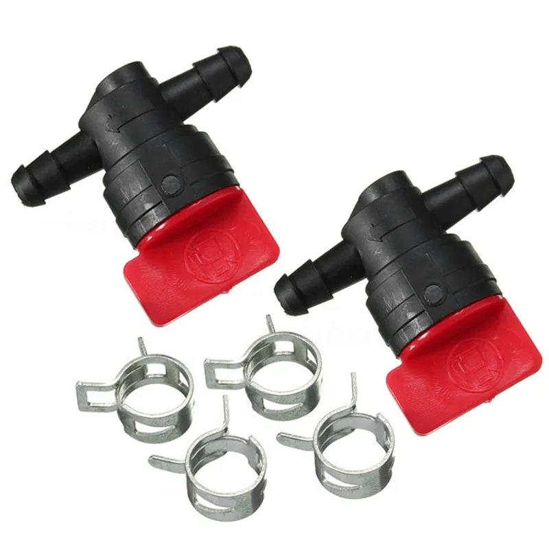 

1 комплект запорные клапаны двигателя, отсечки для Kawasaki Tecumseh Kohler 1/4 дюйма, прямые маленькие двигатели, наружные линейные прочные запасные части