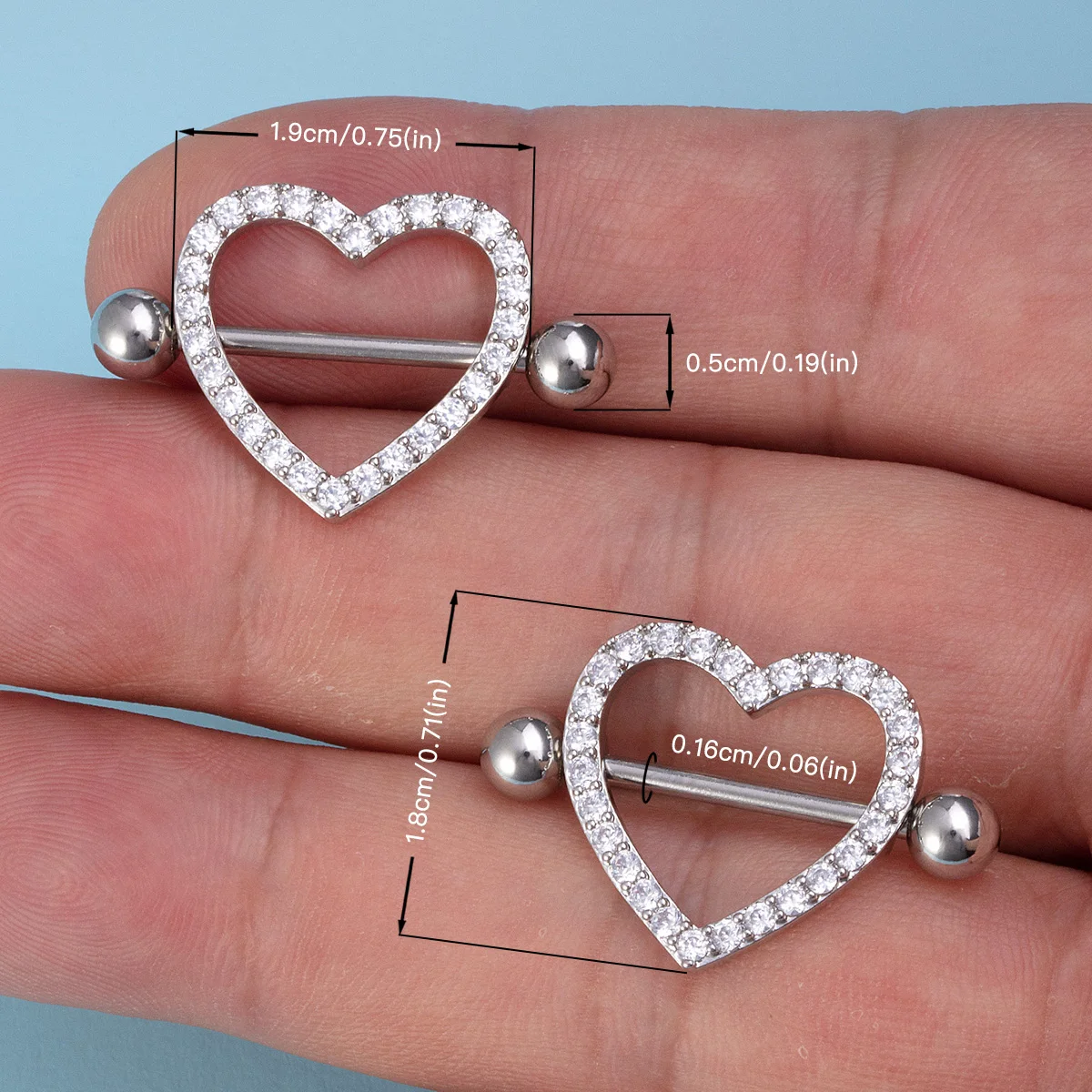 Puzzled Heart Nipple Ring – SJ Jewelry Co