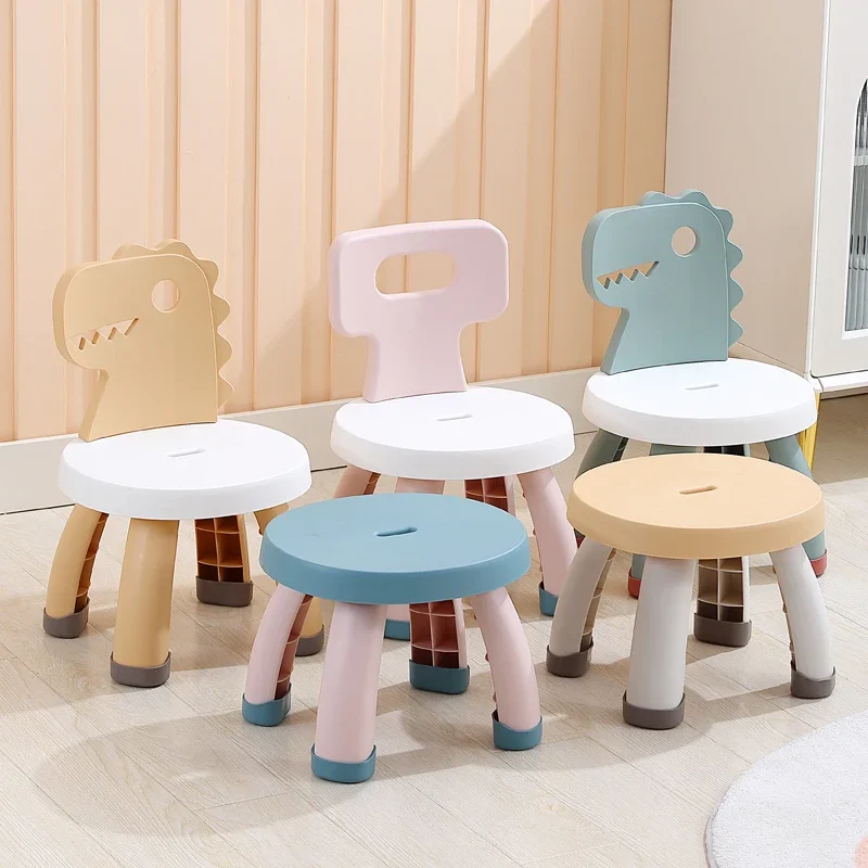 Rocking Child Chair Baby Plastic High Auxiliary Table Growing Childrens Schoolboy Chaise Enfant Children's Room Furniture