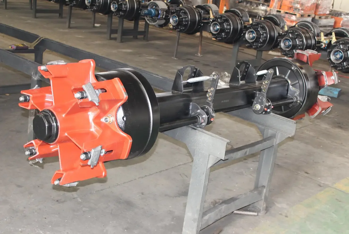 High Quality 18T Spoke Axle New Condition 24V Semi Trailer Part From China