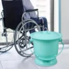 Chamber Pot with Lid Bedpan Spittoon with Lid Cover Portable Bedroom Night Pot Urine Bucket Mini Toilets For Baby Elderly 2