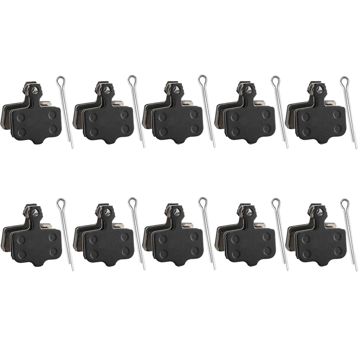 

10Pair Semi-metal MTB Bicycle Disc Brake Pads Suitable For AVID ELIXL R/CR MAG / 1 / 3 / 5 / 7 / 9, SRAM XO, XX, DB1 / DB3 DB5