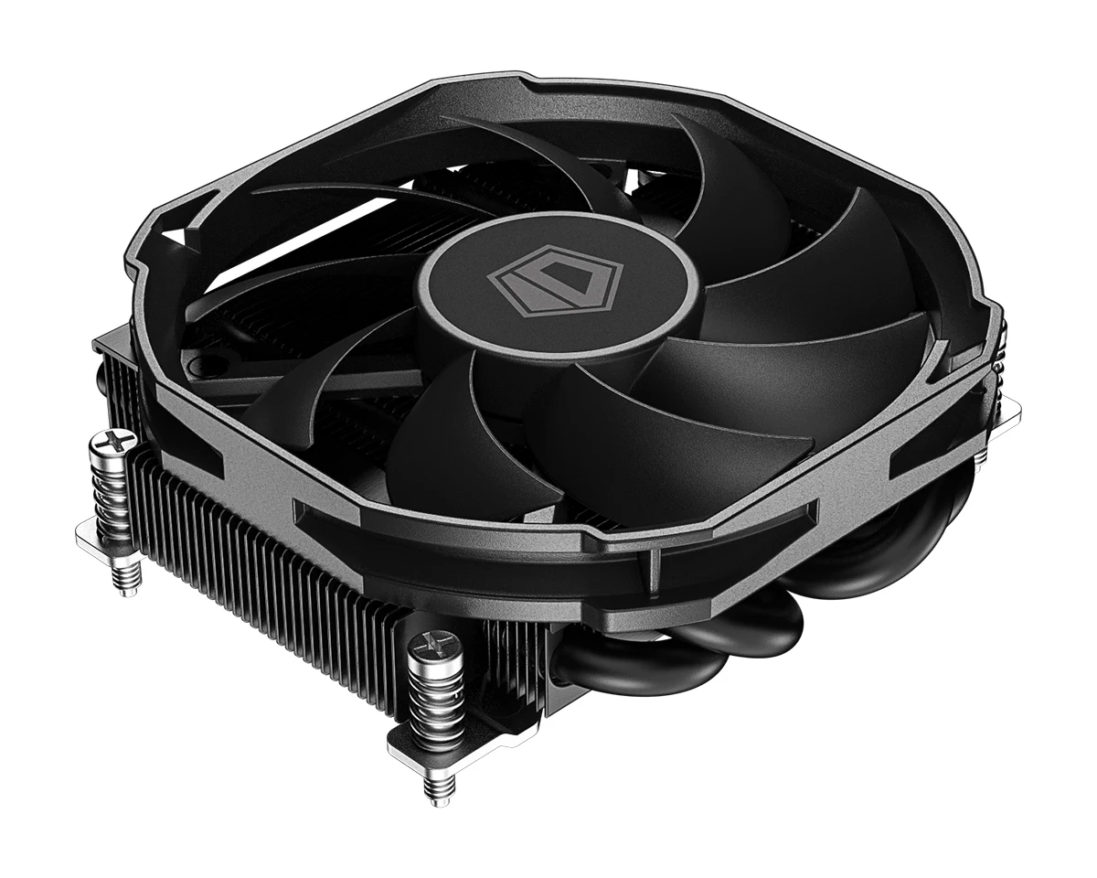 ID-Cooling IS-30 Black Low Profile 30mm Height Super Slim CPU Radiator LGA1700 1200 AM4 AM5 4 Heatpipe Cooling Fan A4 Chassis