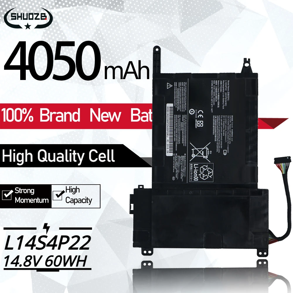 

14.8V 60wh 4050mAh Laptop battery For Lenovo IdeaPad Y700 Y700-17iSK Series 5B10H22084 L14M4P23 L14S4P22