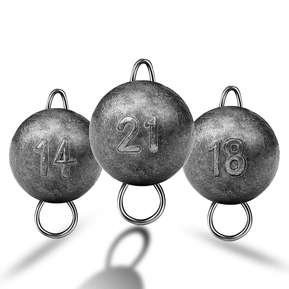 5pcsFishingWeightSinker3g21gSwingJigDeepWaterBulletWeight