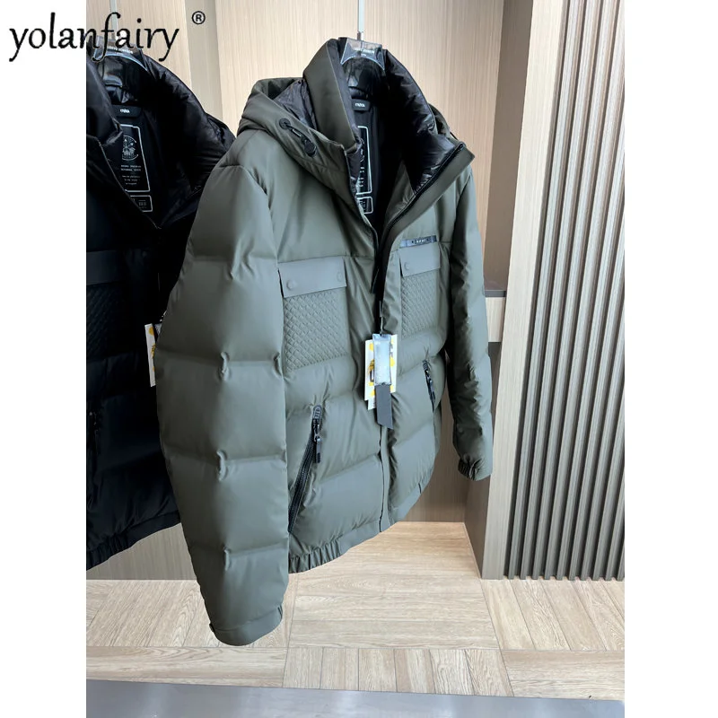 2023 New Winter Puffer Jackets For Men 90 White Duck Short Down Jakcet Man Cappotto Con Cappuccio Resistente Al Freddo Caldo Spesso Maschile Top Trend