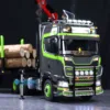 LESU 6X6 Metal Chassis 1/14 770S RC Tractor Truck Hydraulic Crane Logging Trailer Painted Finished Vehicle Toucan Customized DIY 4