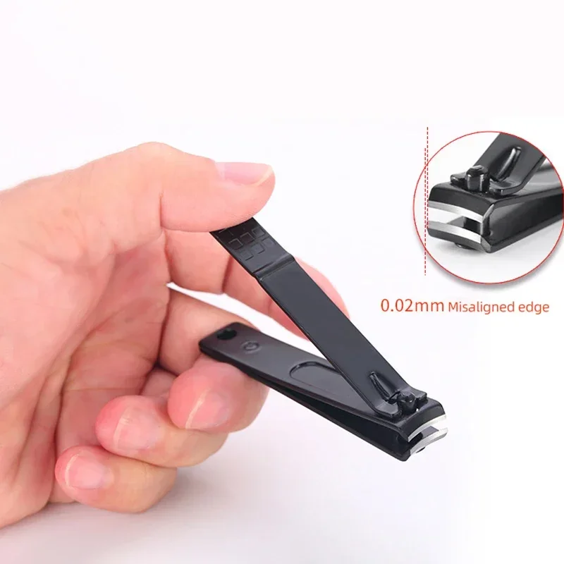 1/3/5 Stück Schwarze Nagelknipser aus Edelstahl, Nagelschere für dicke Nägel, Zange für Zehennägel und Fingernägel, Professioneller Maniküre-Trimmer – Detail 11