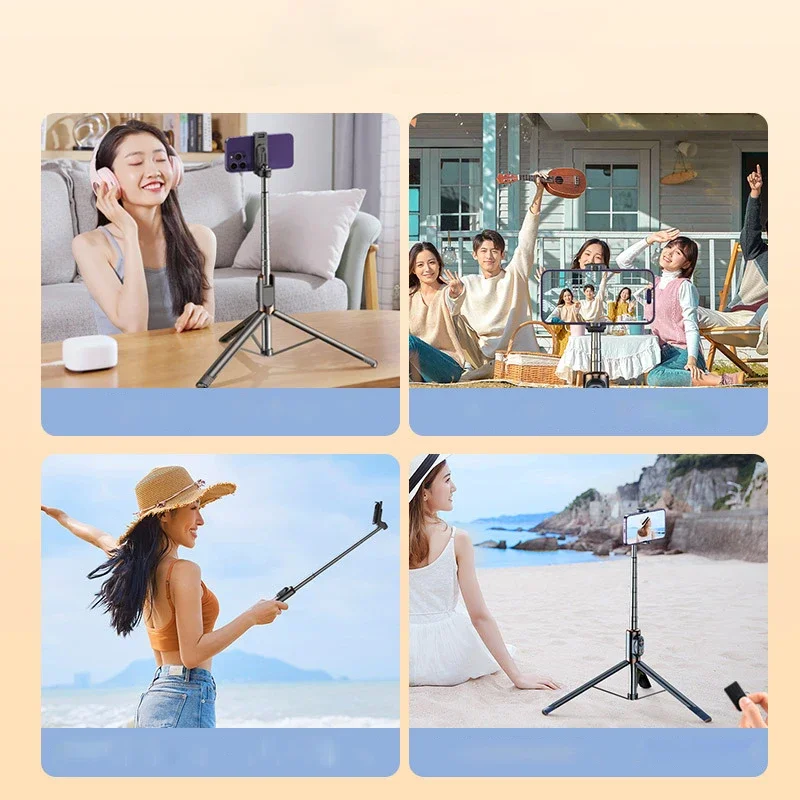 MoZhao Selfie Stick Mobile Phone Stand Live Broadcast Stand Desktop Lazy Bluetooth Tripod Telescopic Selfie Stand