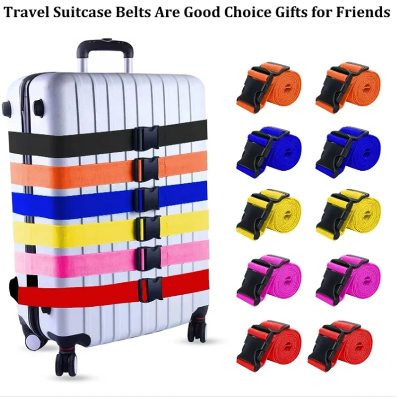 Luggage Strap Straight Shaped Polyester with Adjustable Release Buckle
