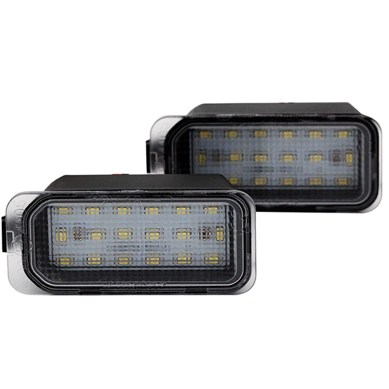 Автомобильный светодиодный номерной знак для Jaguar New XJ XF для Ford Fiesta Kuga светильник Focus встроенный контроллер Canbus