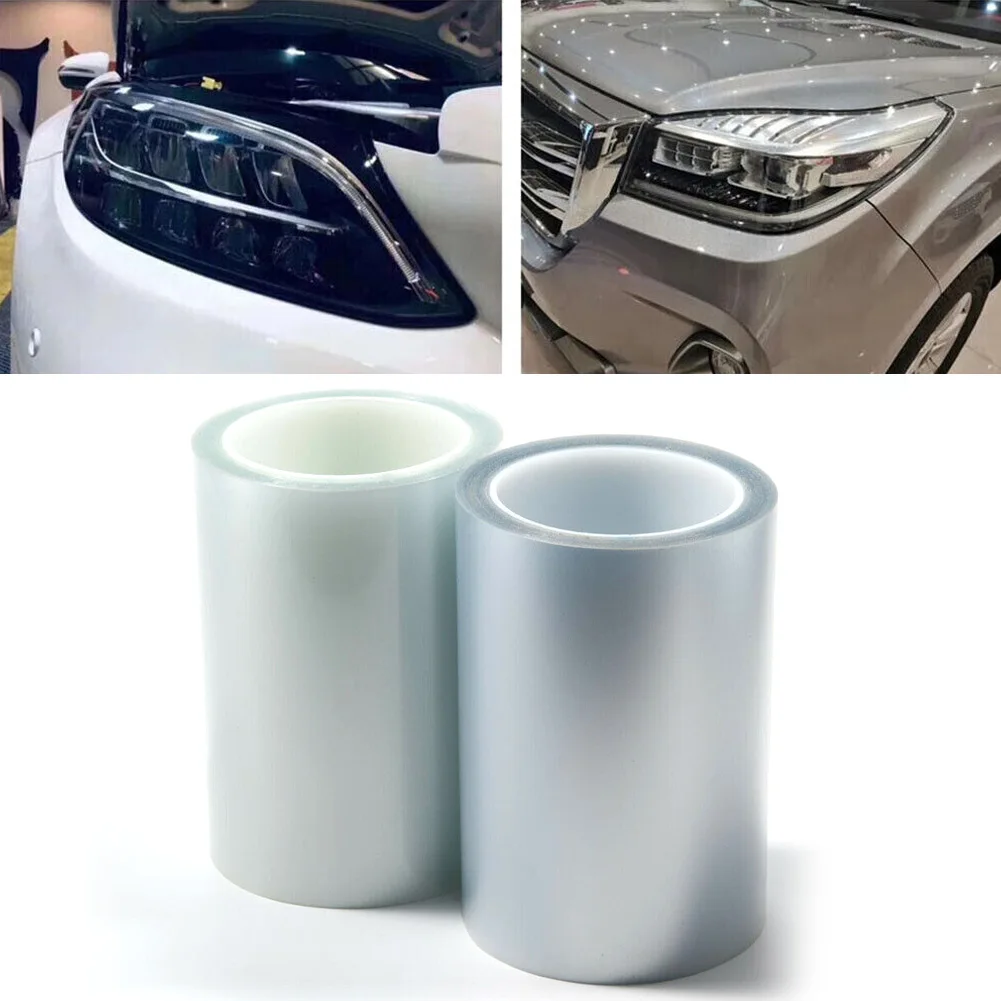 

3x15 см 30 см Автомобильная прозрачная фотопленка для защиты бампера капота краски защитная пленка для фары виниловые рулонные аксессуары
