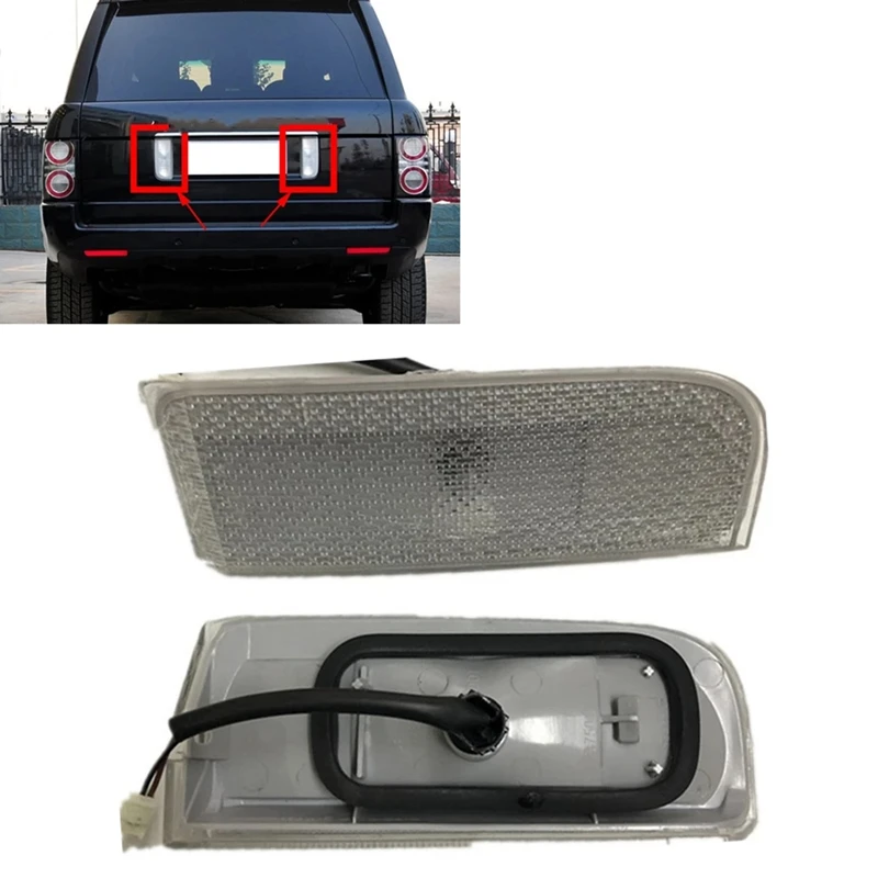 

LED Rear License Plate Light Backup Backup Light For Land Rover Range Rover L322 2002-2012 XFD000053/XFD000043