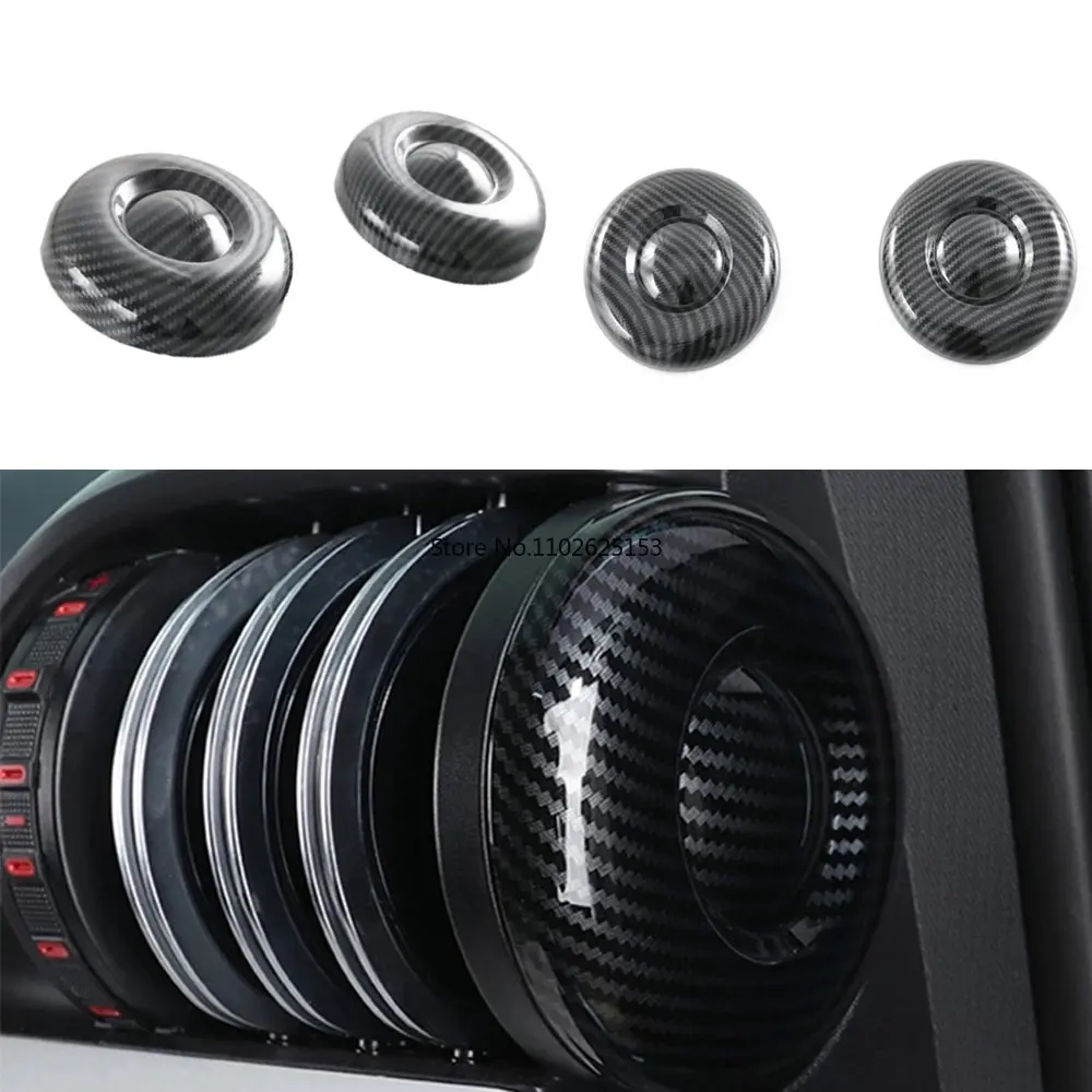 

For BYD YUAN PLUS ATTO 3 2022 2023 Front Dashboard Center Air Condition Outlet Left Right Side AC Vent Cover Trim Sticker