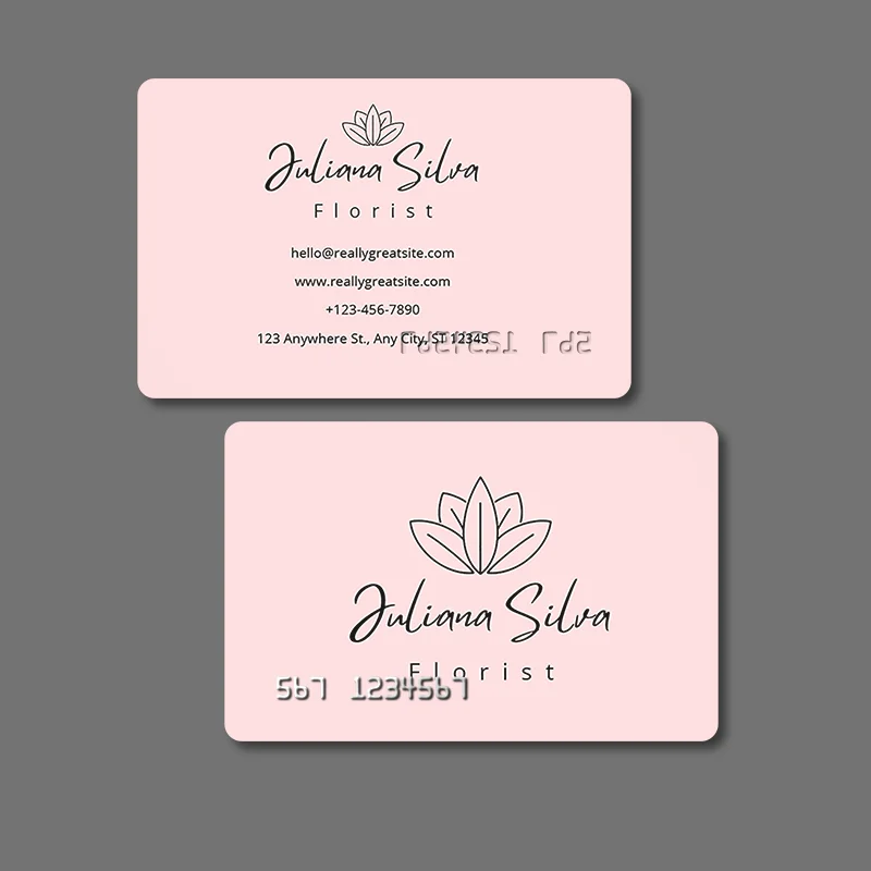 

100pcs Loyalty Plastic Custom VIP Credit Card Yoga Club Manicure Makeups Skin Care Wedding Party Thank You Invitation Flyer