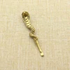 Retro Brass Ear Spoon Keychains Pendant Snake Ear Digging Tool Brass Key Ring Pendant Ear Pick Tool Reusable Ear Cleaner 5