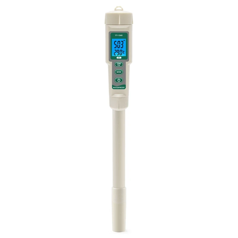 

Professional Hydroponic Meter 4 In 1 PH EC TDS TEMP Tester Monitor Long Probes For Swimming