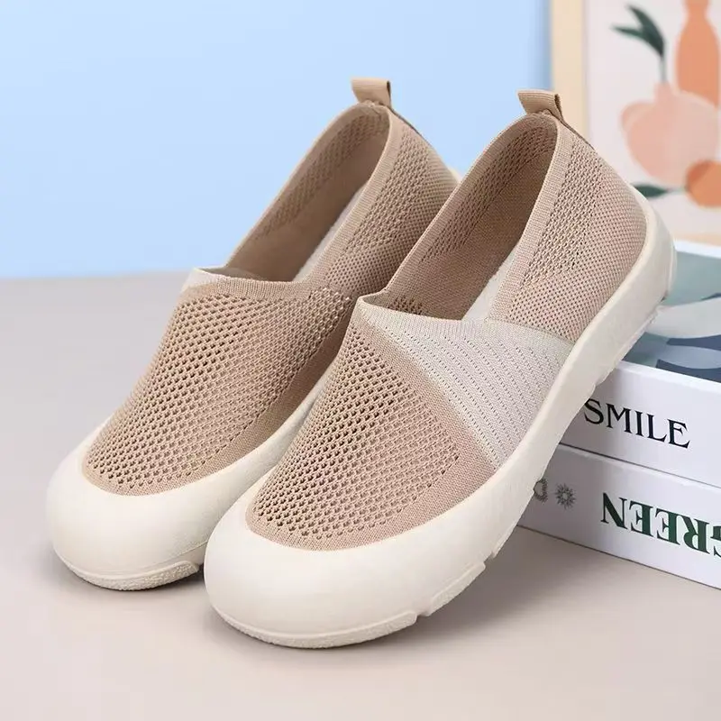 Women's shoes summer 2026 Single Shoes Dual-Tone Breathable Design  Style Comfortable Footwear shoes woman 1