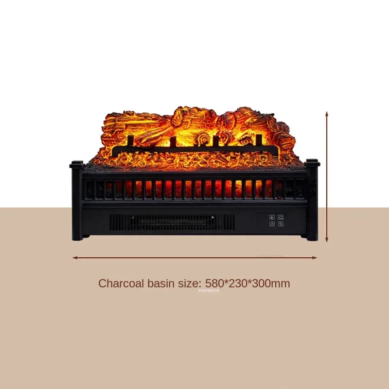 American Fireplaces Decorative Cabinet Charcoal Brazier Heater Home Decor Simulated Firewood Flame Electronic Fireplace N