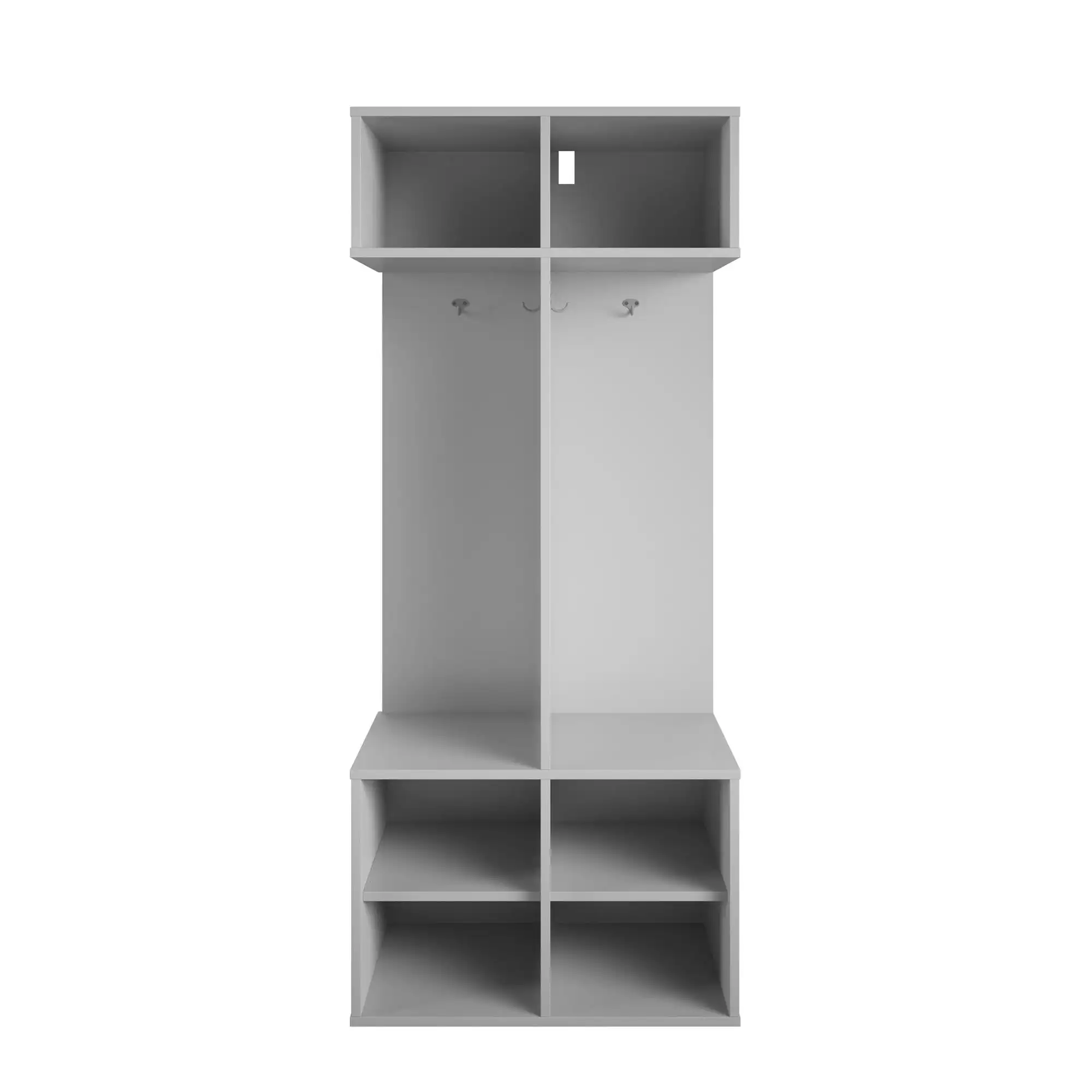 

Ameriwood Home Charli Kid's 6 Cube Storage, Dove Gray