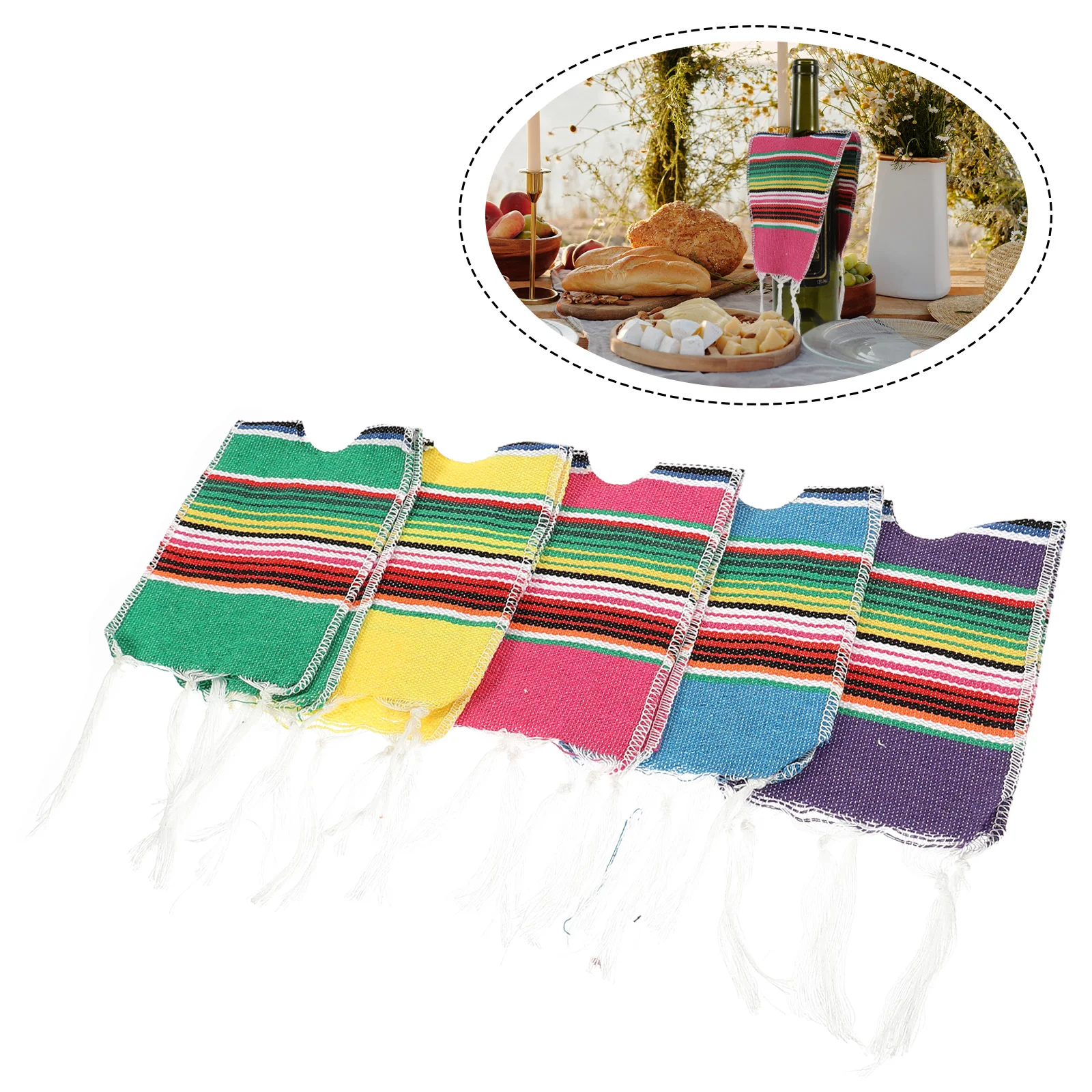 

Beer Bottle Decorations Beer Cap Mexican Party Decor Rainbow Striped Beer Bottle Cap Beer Bottle Poncho Beer