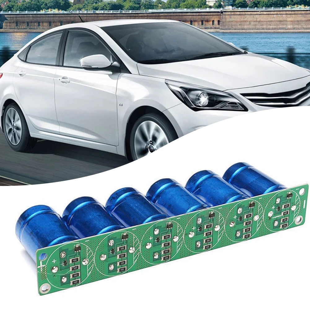 Automotive Super Capacitor Rectifier Module 2.7V500F Single Row Supercapacitor 16V83F with Balance Plate Circuit Plate for Car