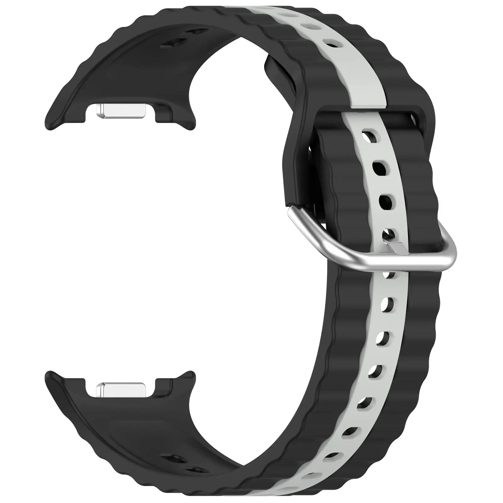 Breathable Sports Silicone Strap for Smartwatches - Quick Release Wristband Accessory
