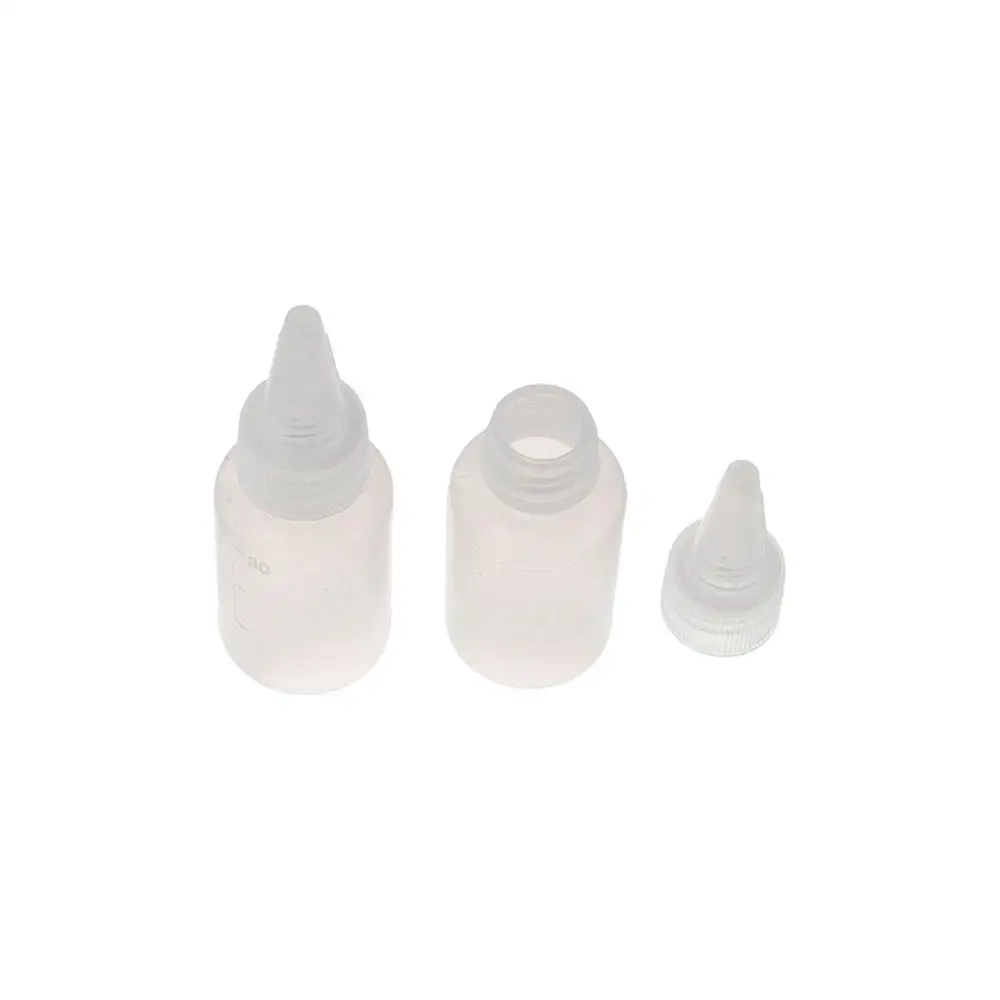 Plastic for Decorating/Condiments/Arts Pointed Mouth Kitchen Supplies Storage Container Small Sample Bottle Squeeze Bottles 4
