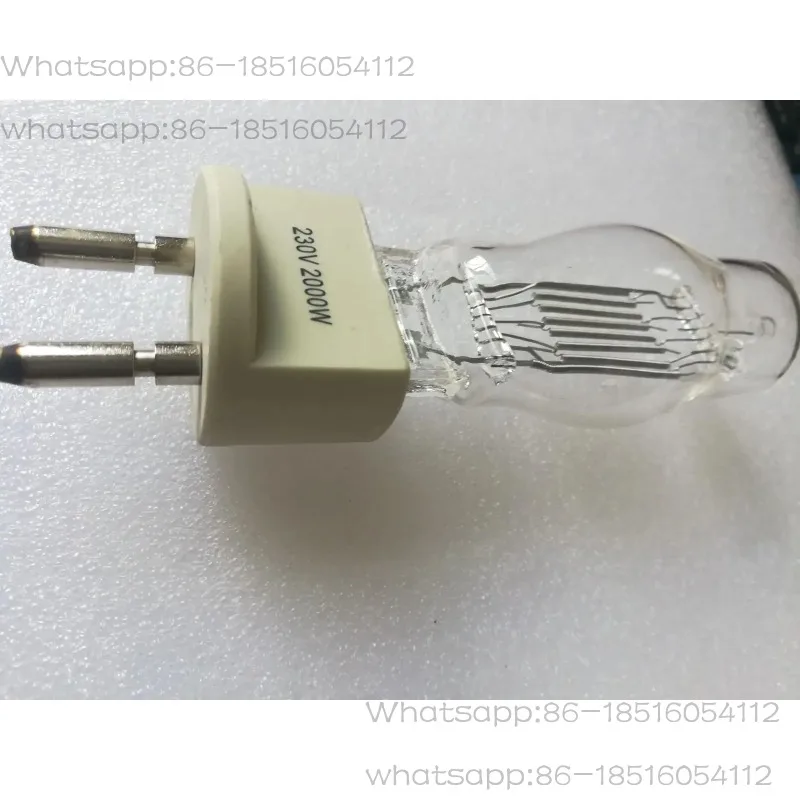 G15 230v 2000W 텅스텐 필라멘트 전구 GY16 G22 G38 영화 및 텔레비전 전구 소프트 라이트 스포트라이트 따뜻한 텅스텐